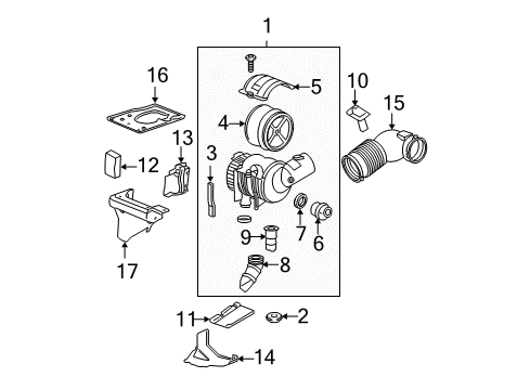 2006 GMC Sierra 2500 HD Filters Diagram 2 - Thumbnail