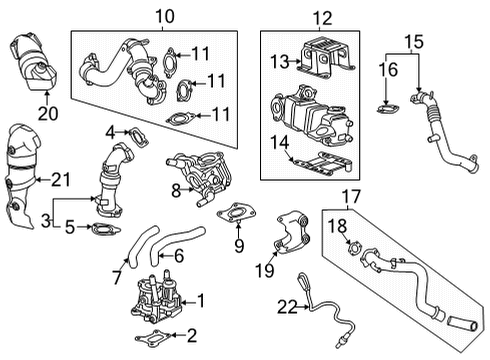 2024 GMC Sierra 2500 HD EGR System Diagram