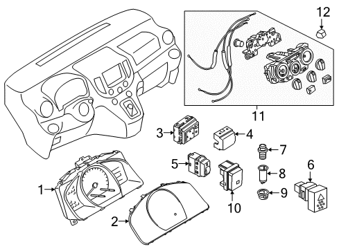 2016 Chevy City Express Mirrors, Electrical Diagram