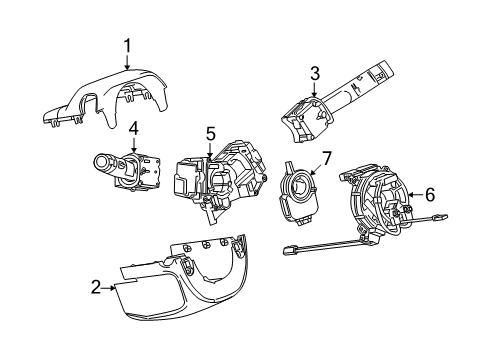 2010 Buick LaCrosse Switches Diagram