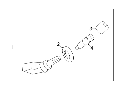 2011 Cadillac STS Tire Pressure Monitoring, Electrical Diagram