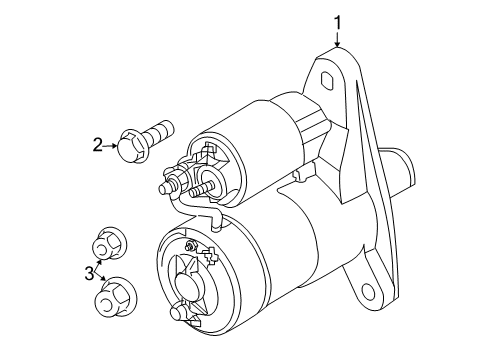 2018 Chevy City Express Starter, Electrical Diagram