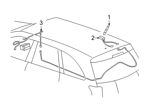 2007 Pontiac Torrent Antenna & Radio Diagram