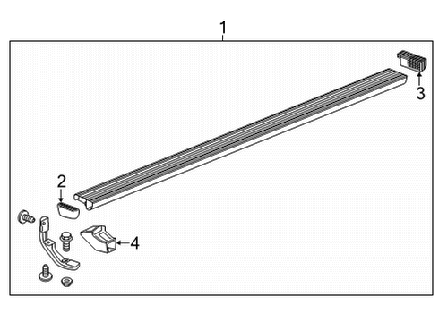 2020 Chevy Silverado 2500 HD Running Board Diagram 11 - Thumbnail