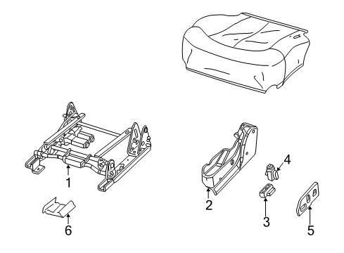 2003 Chevy Tahoe Tracks & Components Diagram 4 - Thumbnail