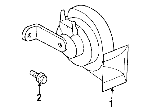 2000 Saturn SW2 Horn Diagram