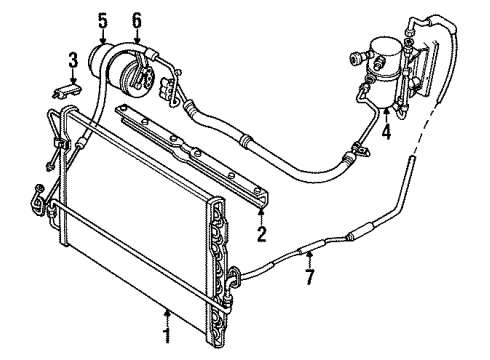 1986 Pontiac 6000 Air Conditioner Diagram