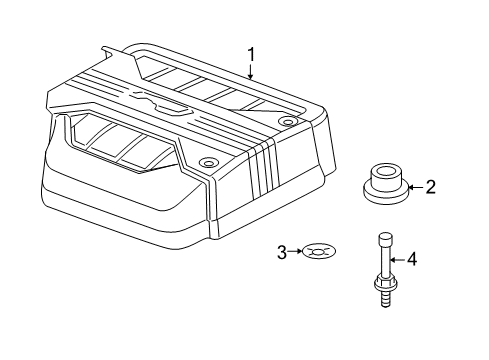 2008 Pontiac Torrent Engine Appearance Cover Diagram 1 - Thumbnail