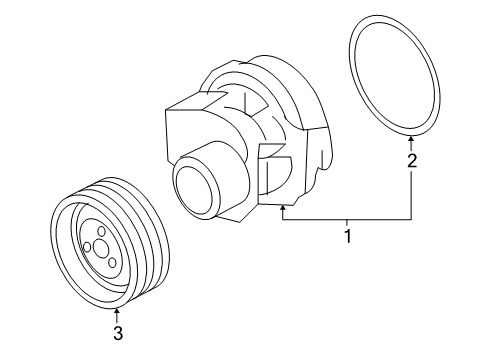 2009 Chevy Aveo5 Cooling System, Radiator, Water Pump, Cooling Fan Diagram