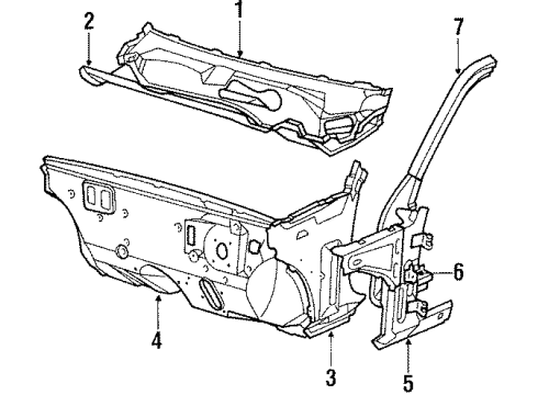 2017 Chevy Spark Rear Axle, Suspension Components Diagram