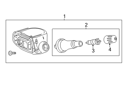 2021 Cadillac XT5 Tire Pressure Monitoring, Electrical Diagram