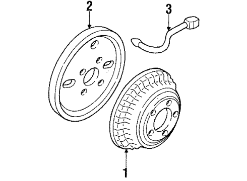 1988 Chevy Camaro Rear Brakes Diagram 2 - Thumbnail