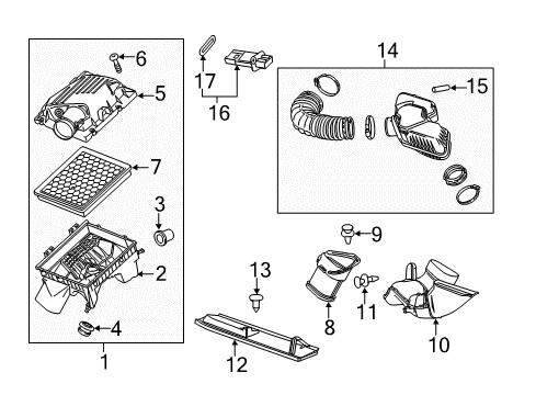 2014 Chevy Impala Air Intake Diagram