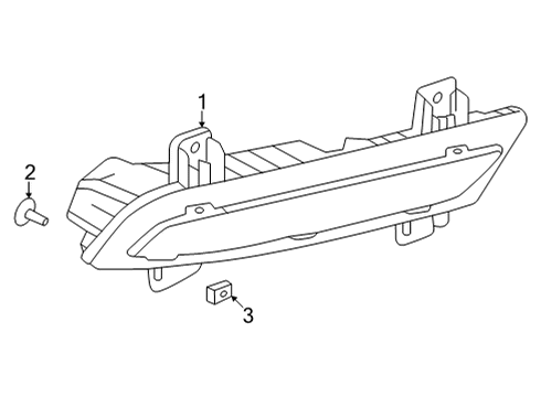 2023 Chevy Bolt EV Tail Lamps Diagram