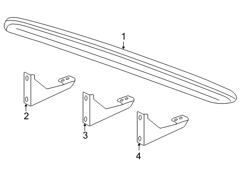 2006 Chevy SSR Exterior Trim - Pillars, Rocker & Floor Diagram