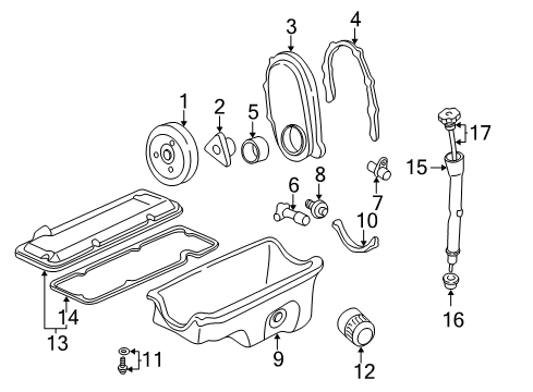 1996 Chevy Cavalier Filters Diagram 3 - Thumbnail