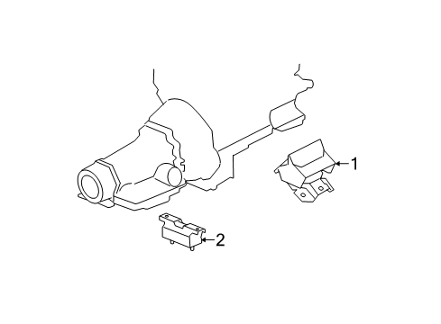 2008 Chevy Silverado 1500 Engine & Trans Mounting Diagram 2 - Thumbnail