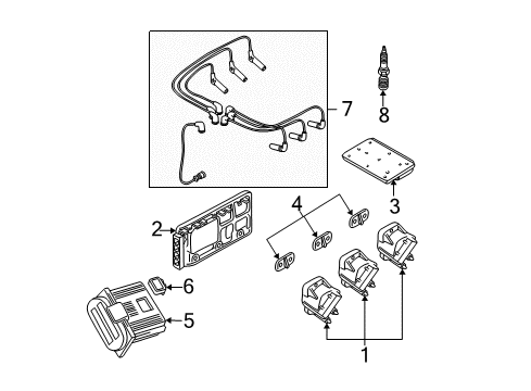 2002 Buick Park Avenue Powertrain Control Diagram 1 - Thumbnail