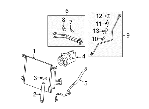 2010 Saturn Sky Air Conditioner Diagram 1 - Thumbnail