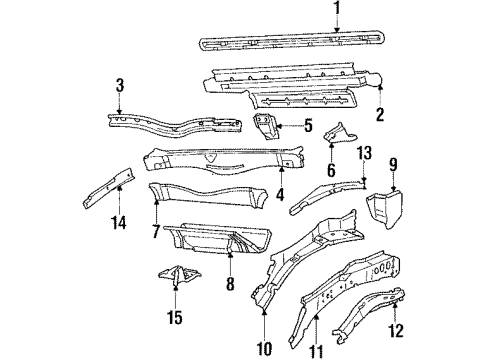 1984 Pontiac Fiero Cable Asm,Battery Negative Diagram for 8907024