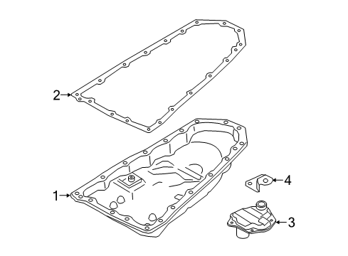 2016 Chevy City Express FILTER ASM,A/TRNS FLUID Diagram for 19318309