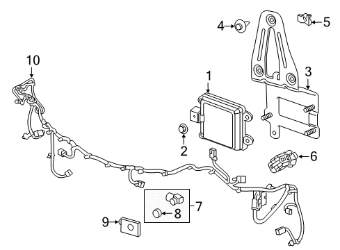 2018 Buick Enclave Parking Aid Diagram 4 - Thumbnail