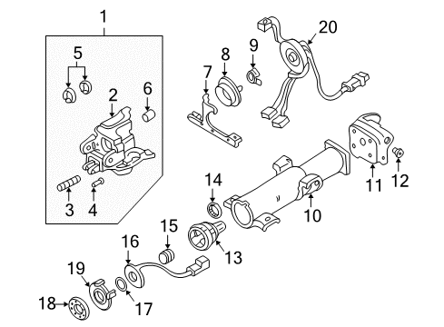 2003 Oldsmobile Alero Housing & Components Diagram