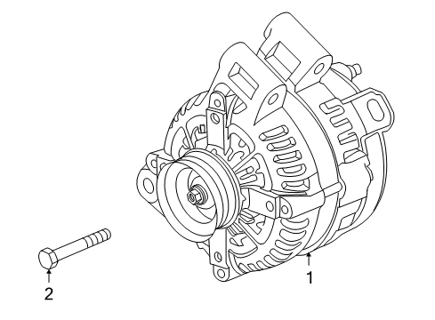 2008 Pontiac Torrent Alternator Diagram 2 - Thumbnail