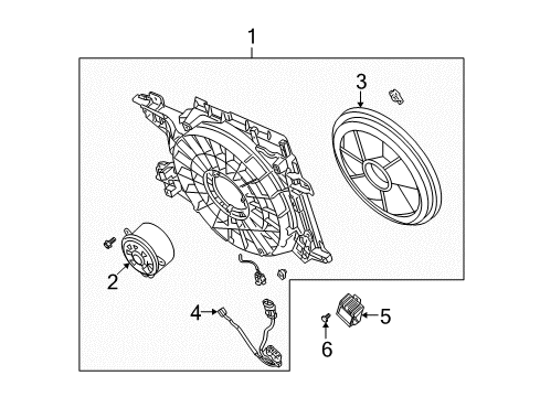 2009 Chevy Corvette Cooling System, Radiator, Water Pump, Cooling Fan Diagram 3 - Thumbnail