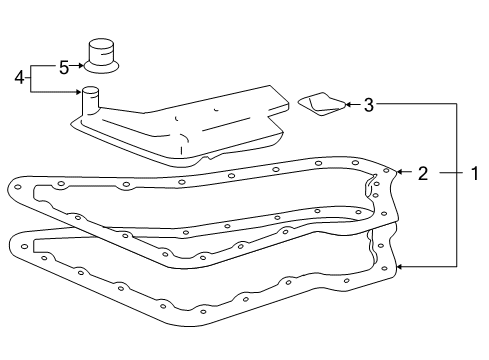 2011 Chevy HHR Transaxle Parts Diagram