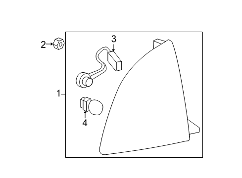 2008 Chevy Malibu Tail Lamps Diagram 1 - Thumbnail