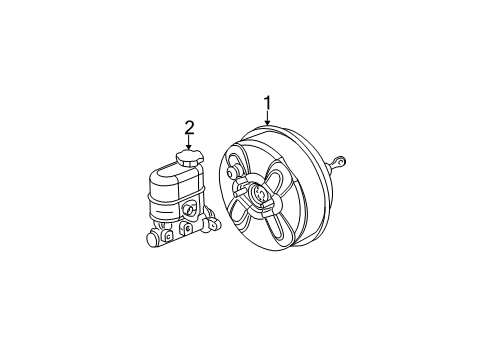 2005 GMC Yukon Hydraulic System, Brakes Diagram