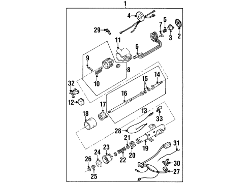 1992 Cadillac Eldorado Ignition Lock, Electrical Diagram 2 - Thumbnail