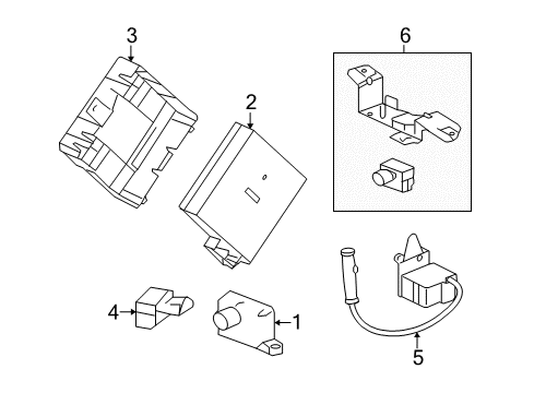 2014 Buick LaCrosse Accelerometer Assembly, Electronic Suspension Front Vertical (A Diagram for 22766252