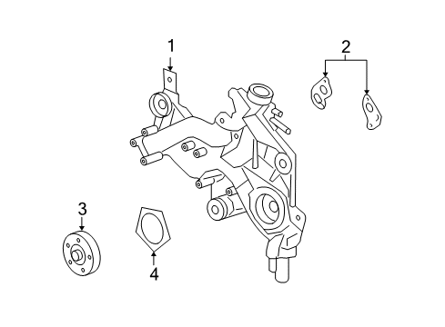 2007 Chevy Monte Carlo Cooling System, Radiator, Water Pump, Cooling Fan Diagram