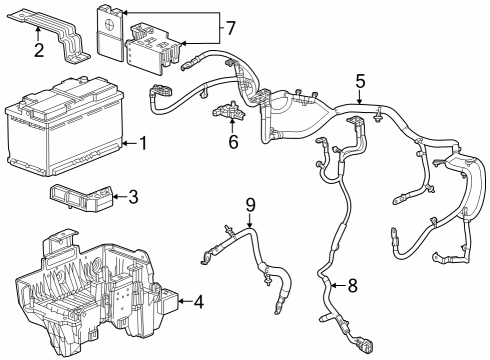 2023 Chevy Colorado Battery Diagram