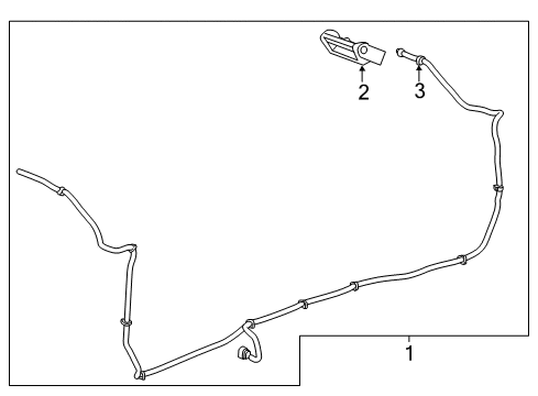 2018 Chevy Silverado 3500 HD Cargo Lamps Diagram 2 - Thumbnail