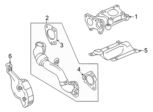 2023 Chevy Silverado 3500 HD Turbocharger & Components Diagram 4 - Thumbnail