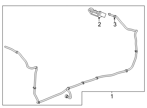 2018 Chevy Silverado 3500 HD Cargo Lamps Diagram 1 - Thumbnail