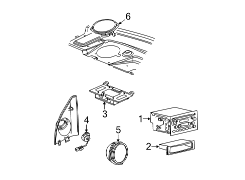 2005 Saturn Ion Sound System Diagram 2 - Thumbnail