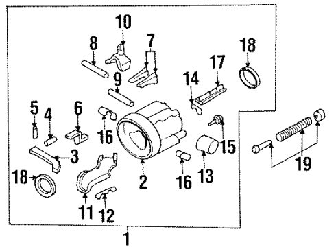 1999 Chevy Monte Carlo Housing & Components Diagram