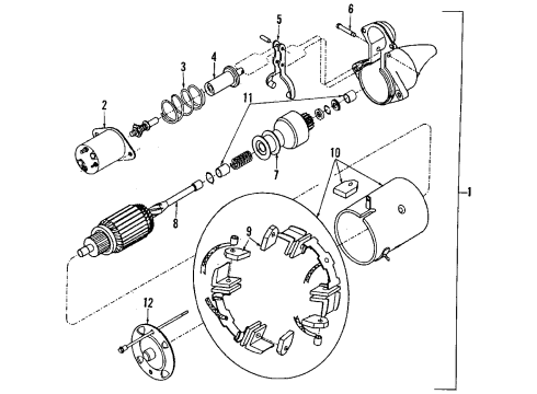 1984 Cadillac Cimarron Starter Diagram