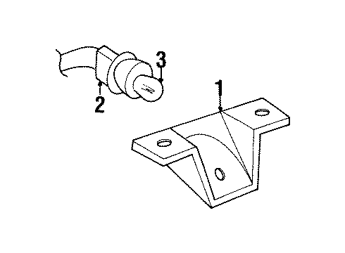 1992 Pontiac Bonneville License Lamps Diagram