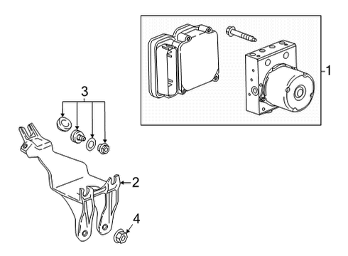 2022 Chevy Bolt EUV Anti-Lock Brakes Diagram 1 - Thumbnail