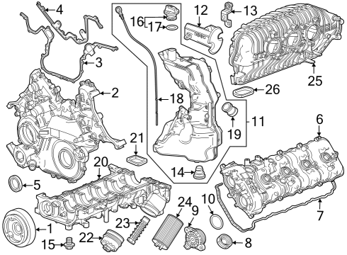 2023 Chevy Corvette Element, A/Cl Diagram for 84321605