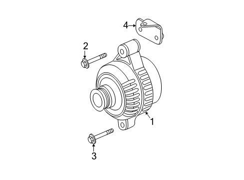 2004 Saturn Vue Alternator Diagram 2 - Thumbnail