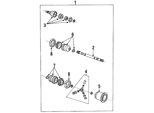 1993 Oldsmobile Bravada Ring Diagram for 7833949