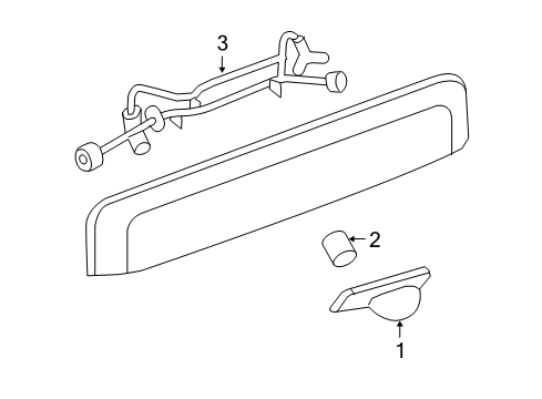 2008 GMC Yukon License Lamps Diagram 2 - Thumbnail