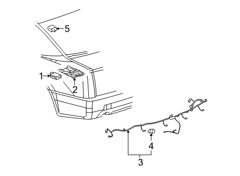 2010 Cadillac STS Electrical Components Diagram