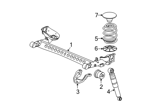 2007 Chevy HHR Rear Suspension Diagram